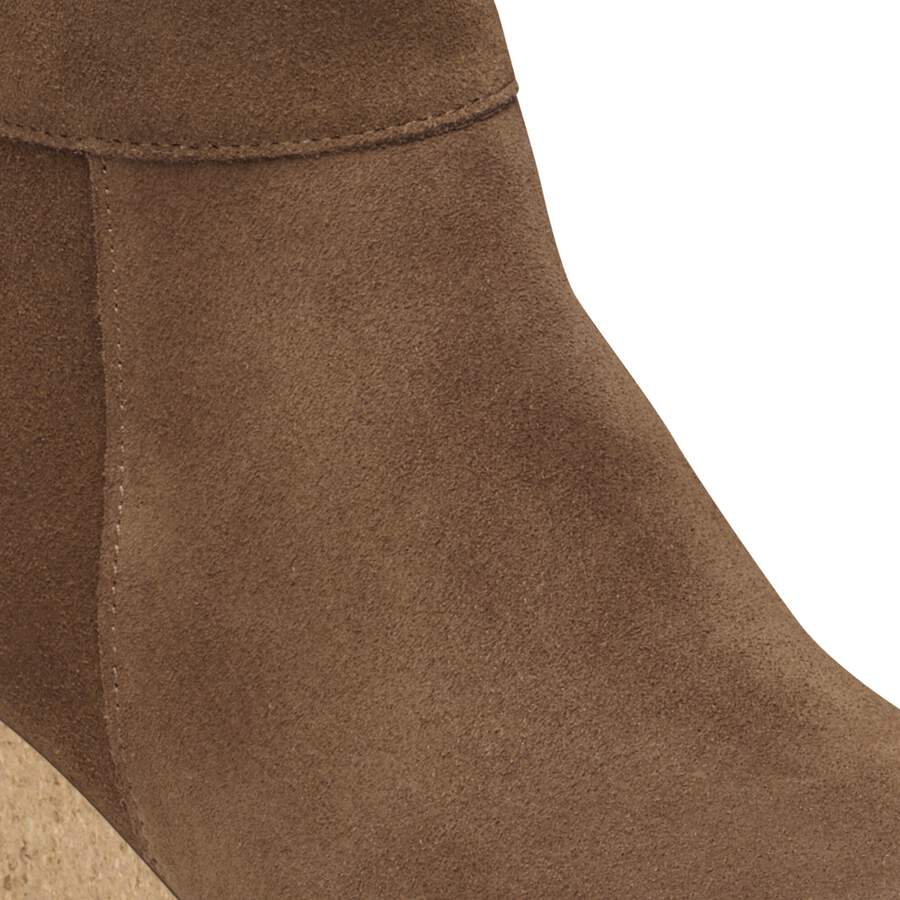 Ebba Suede Leather - Dark Tea