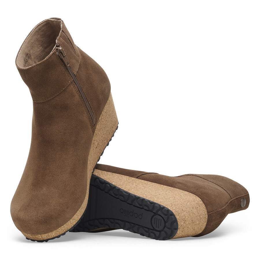 Ebba Suede Leather - Dark Tea