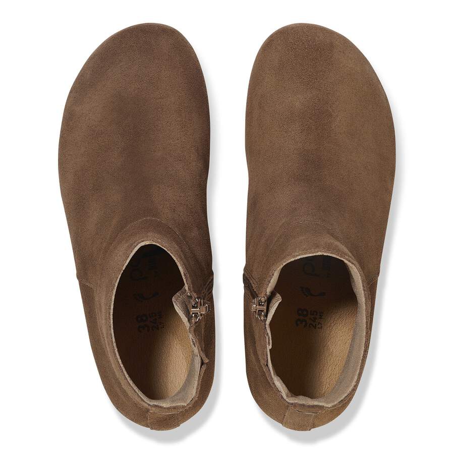 Ebba Suede Leather - Dark Tea