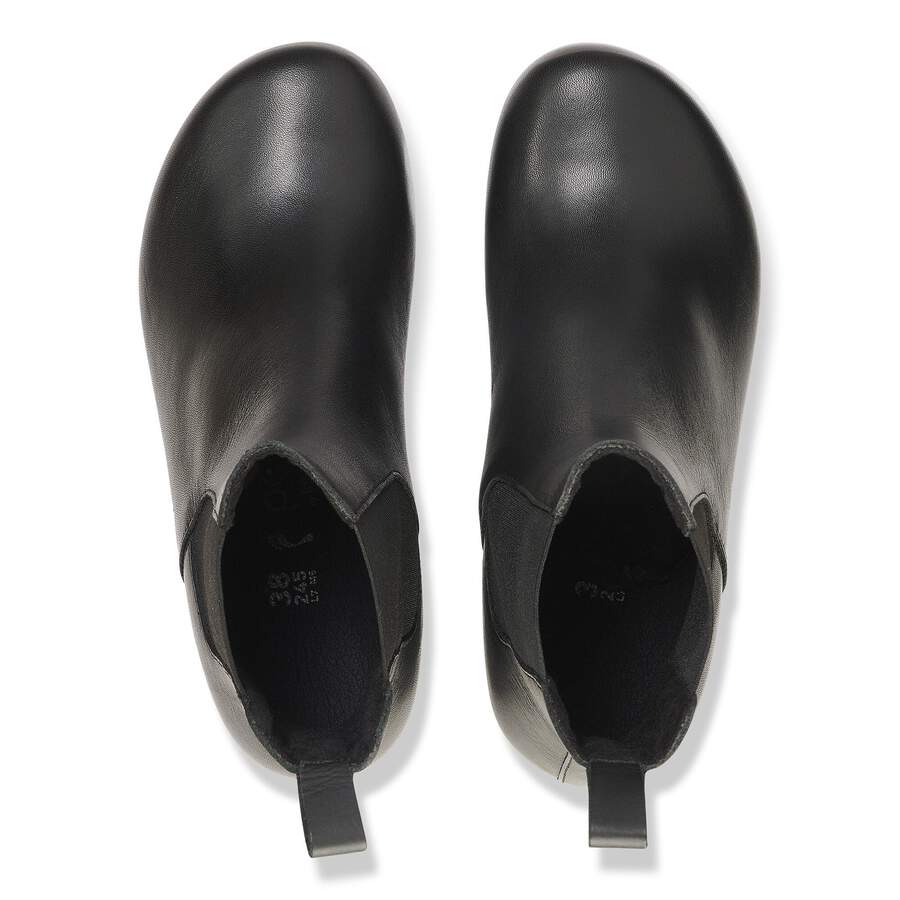 Ebba Slip On Natural Leather - Black/Black