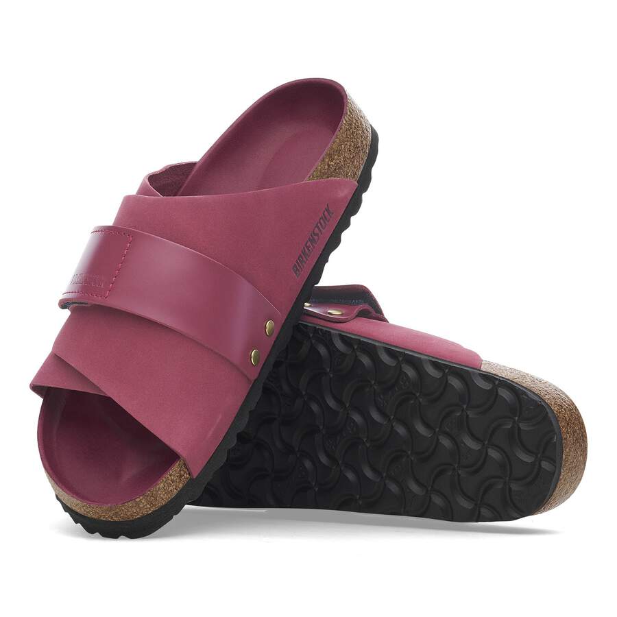 Kyoto Nubuck Leather - Berry Crush