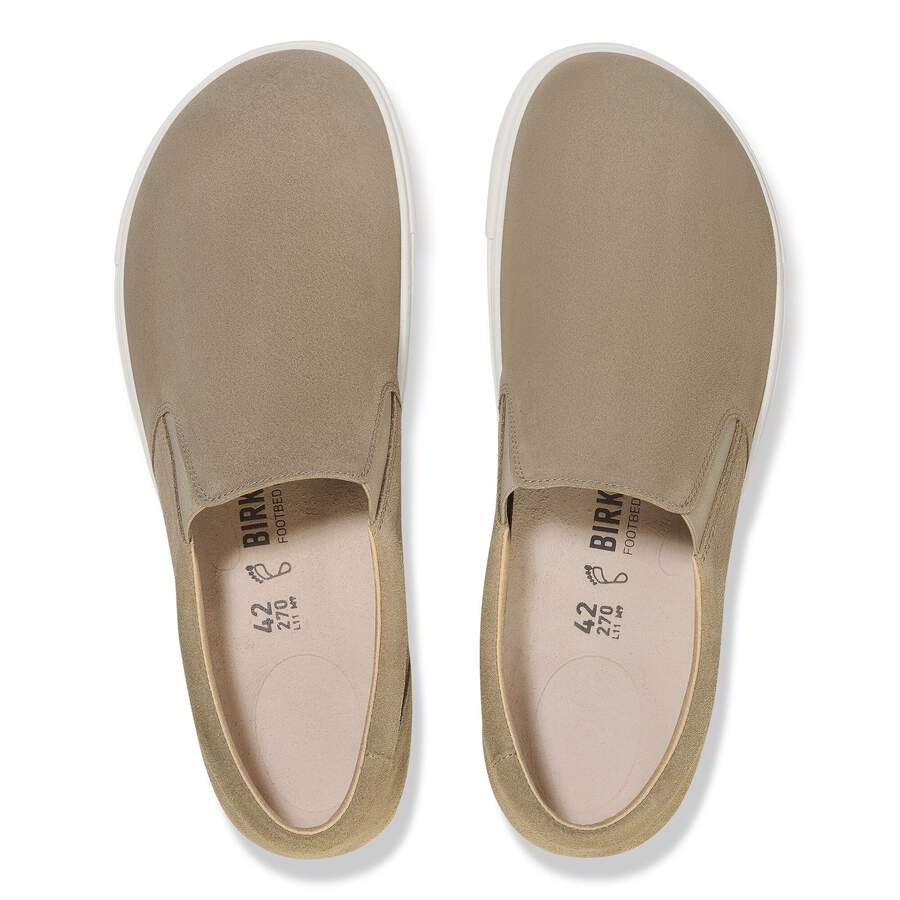 Oswego Suede Leather - Taupe