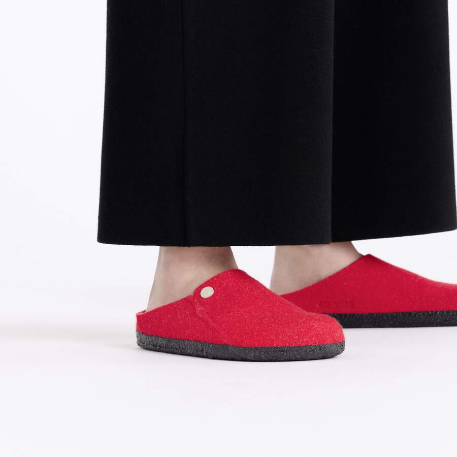 Zermatt Shearling Felt - Active Red