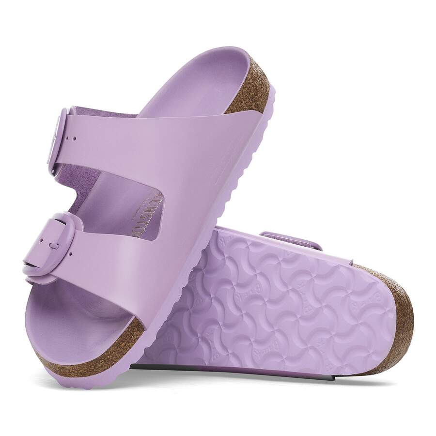 Arizona Big Buckle Natural Leather Patent - High-Shine Crocus Tonal Buckle