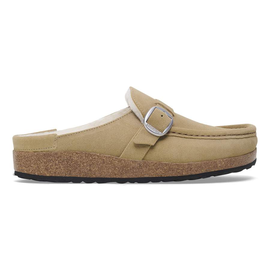 Buckley Shearling Suede Leather - Taupe