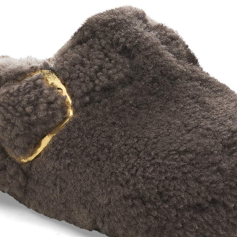 Boston Big Buckle Fur - Concrete Gray