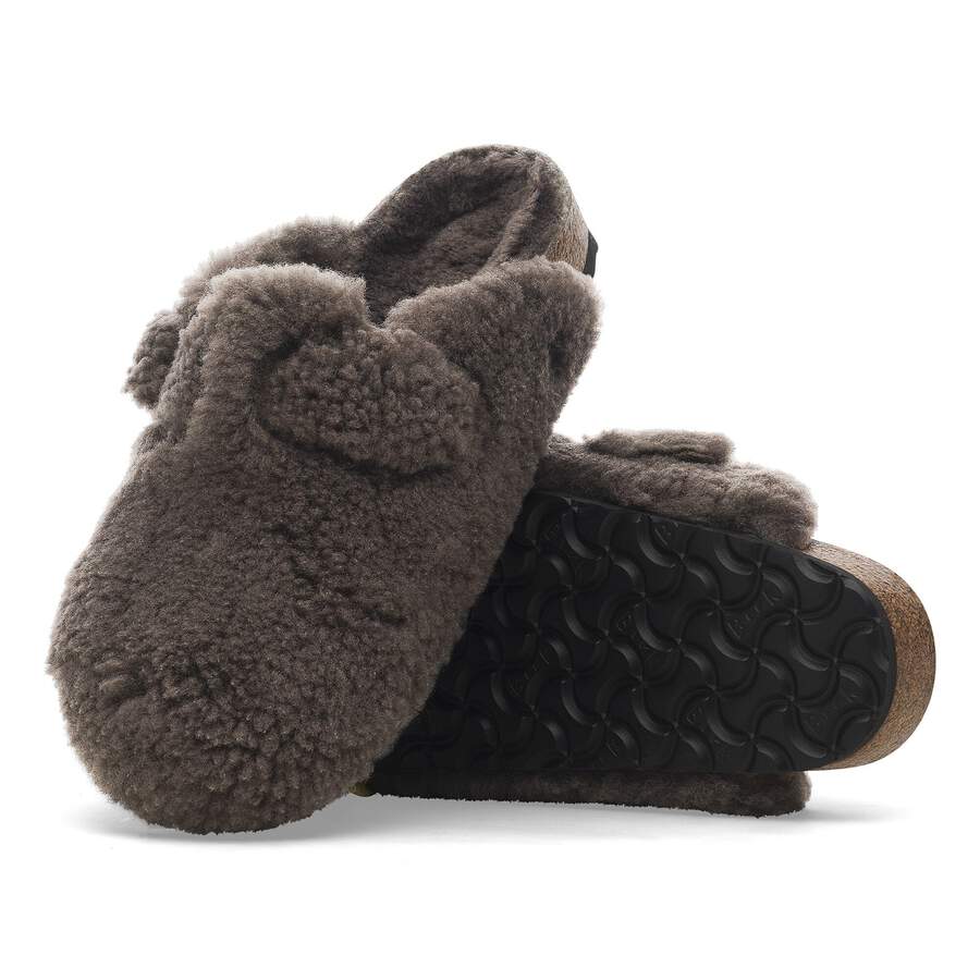 Boston Big Buckle Fur - Concrete Gray