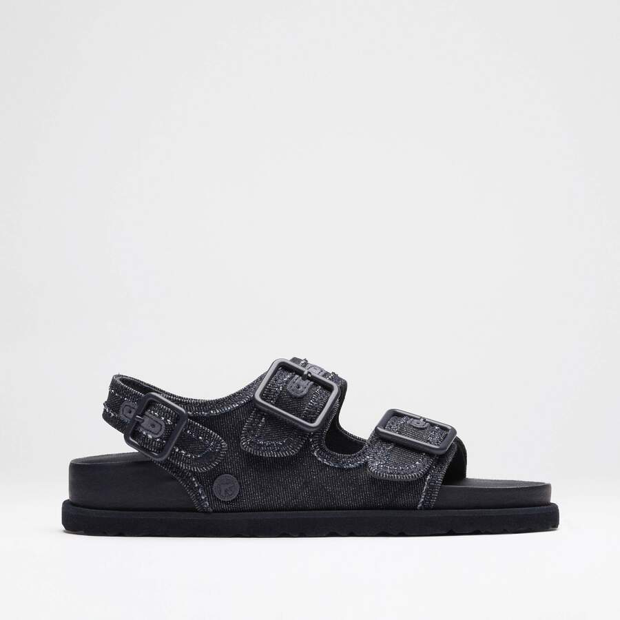 1774 Milano Denim Leather-Cotton - Dark Wash Denim