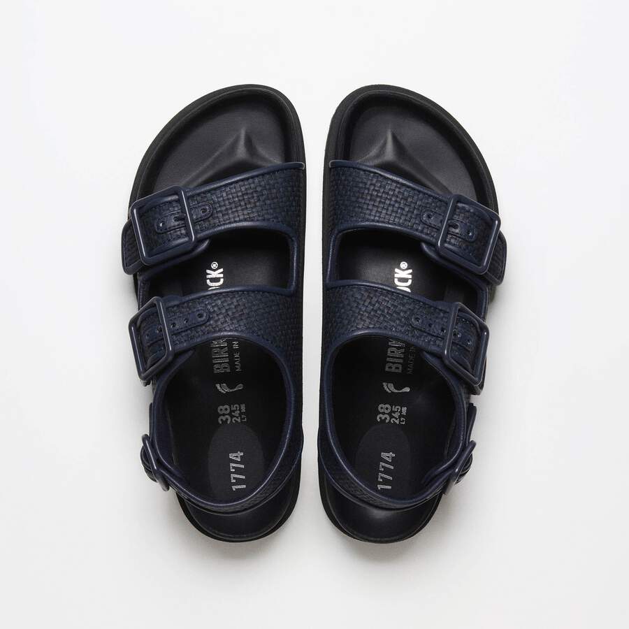 1774 Milano Raffia Mischmaterial - Dark Navy