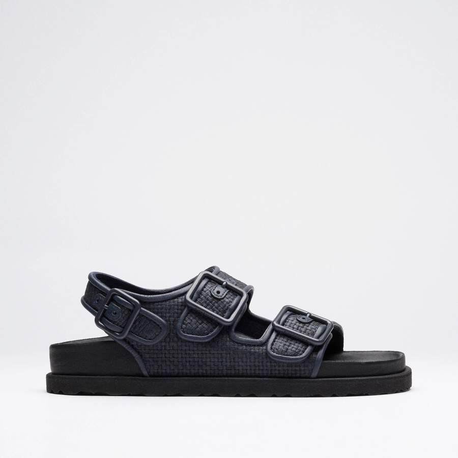 1774 Milano Raffia Mischmaterial - Dark Navy