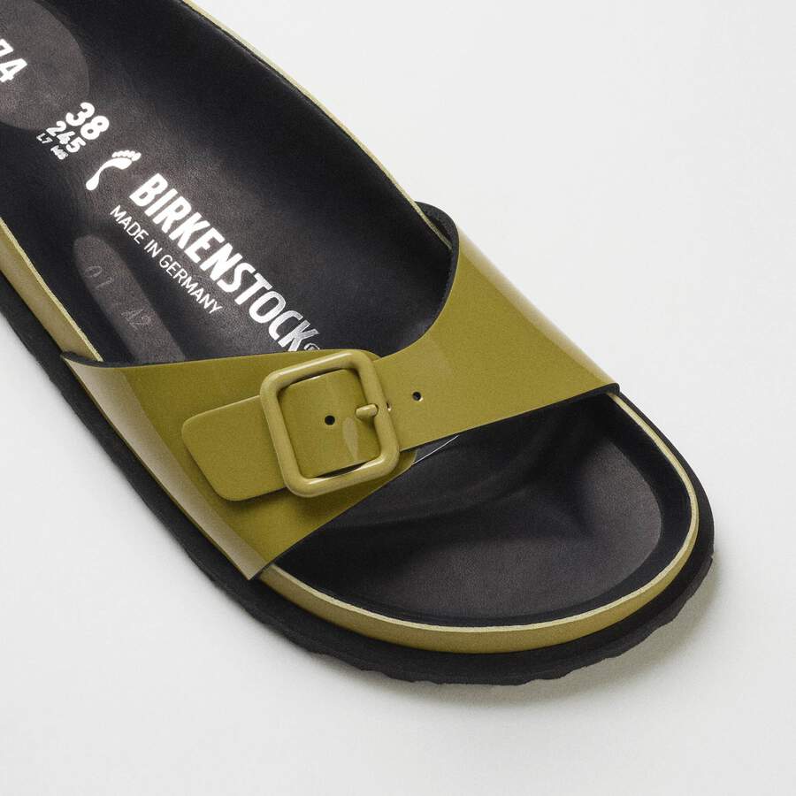 1774 Madrid Leather Patent Leather - Golden Olive