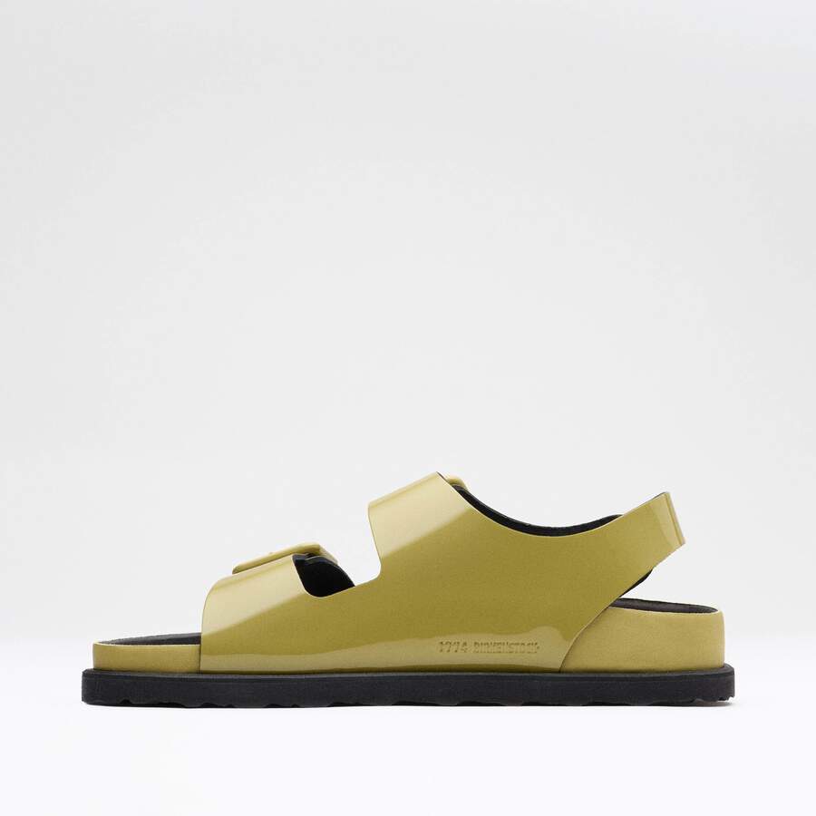 1774 Milano Leather Patent Leather - Golden Olive