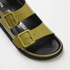1774 Milano Leather Patent Leather - Golden Olive