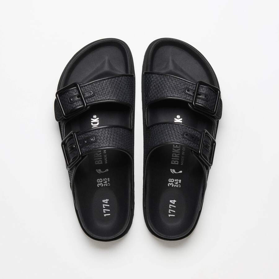 1774 Arizona Raffia Mischmaterial - Black