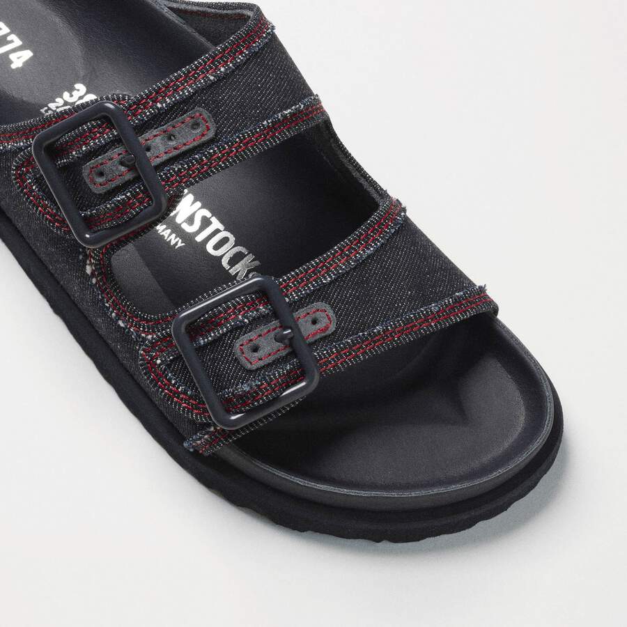 1774 Arizona Denim Leather-Cotton - Dark Wash Denim