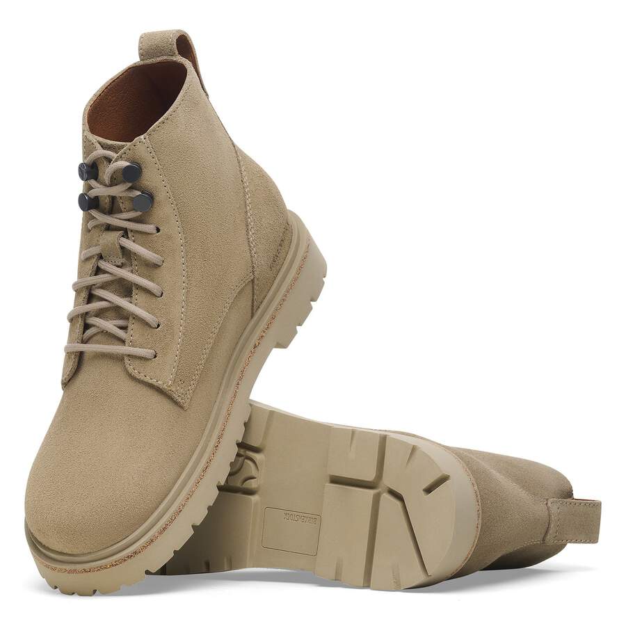 Highwood Lace Mid Men Suede Leather - Taupe