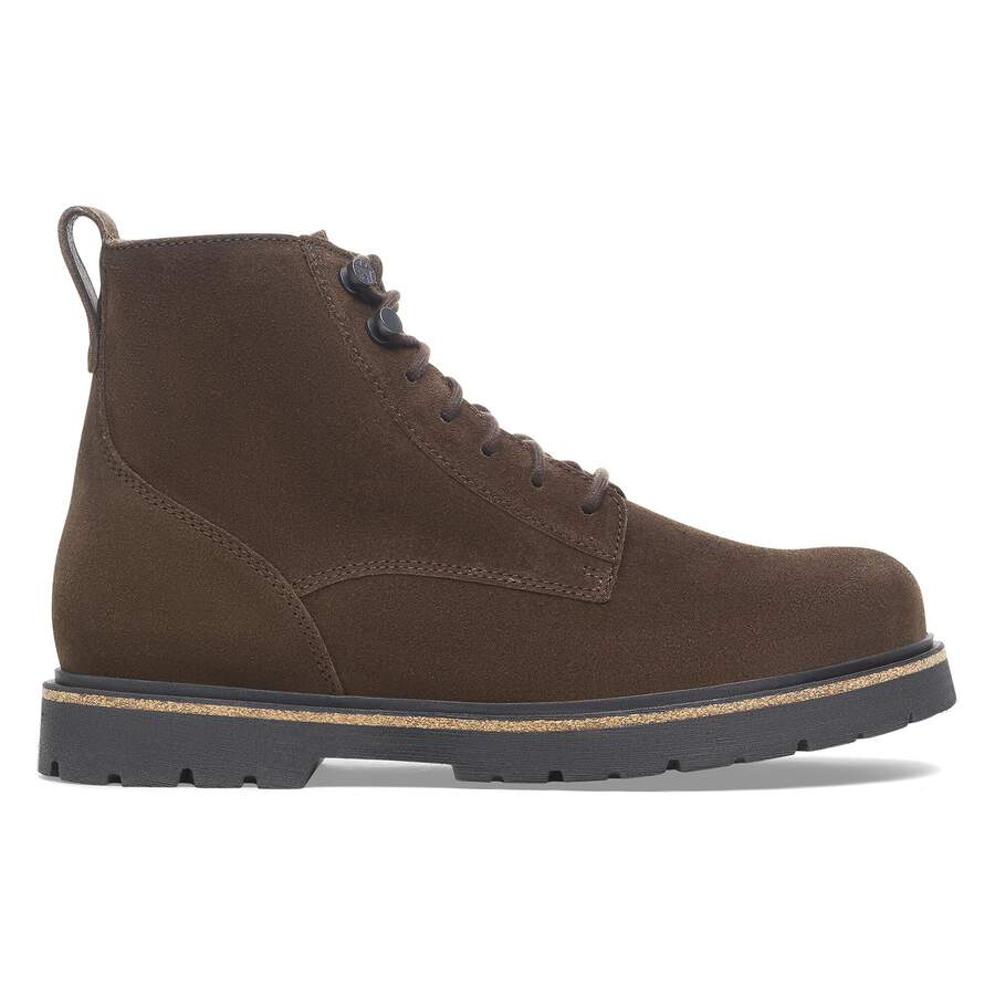 Highwood Lace Mid Men Suede Leather - Mocha