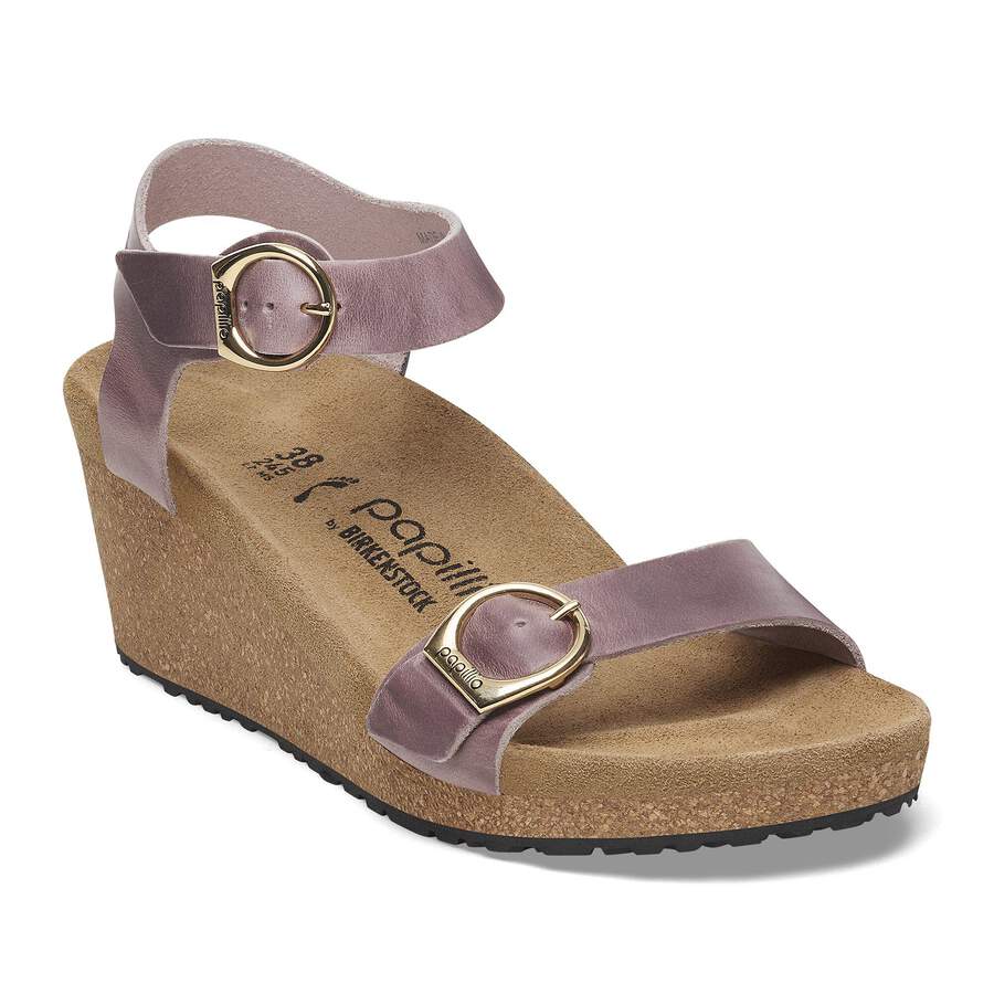 Soley Ring-Buckle Natural Leather - Lavender