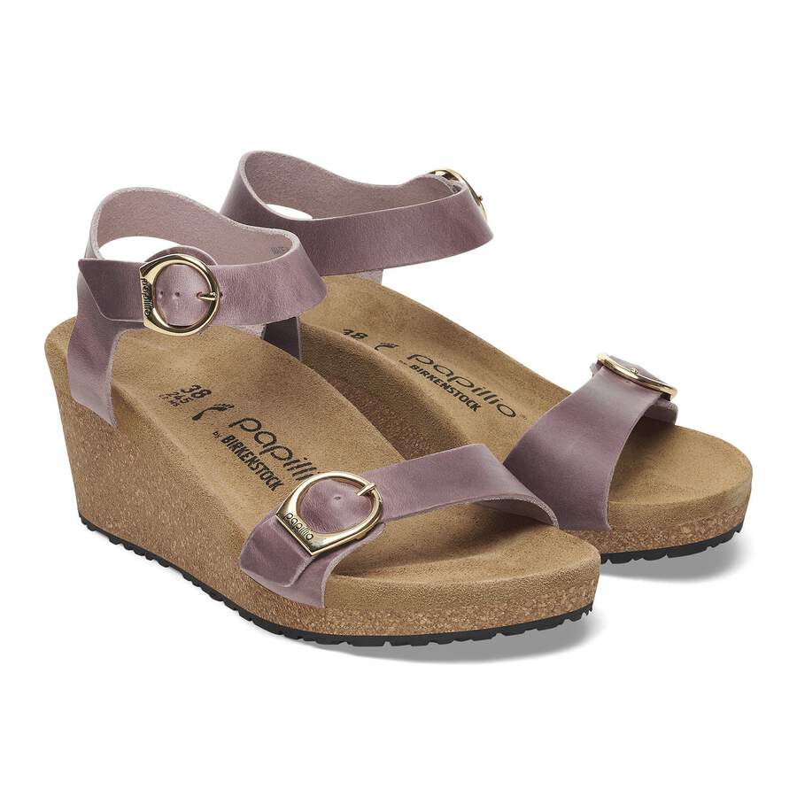Soley Ring-Buckle Natural Leather - Lavender