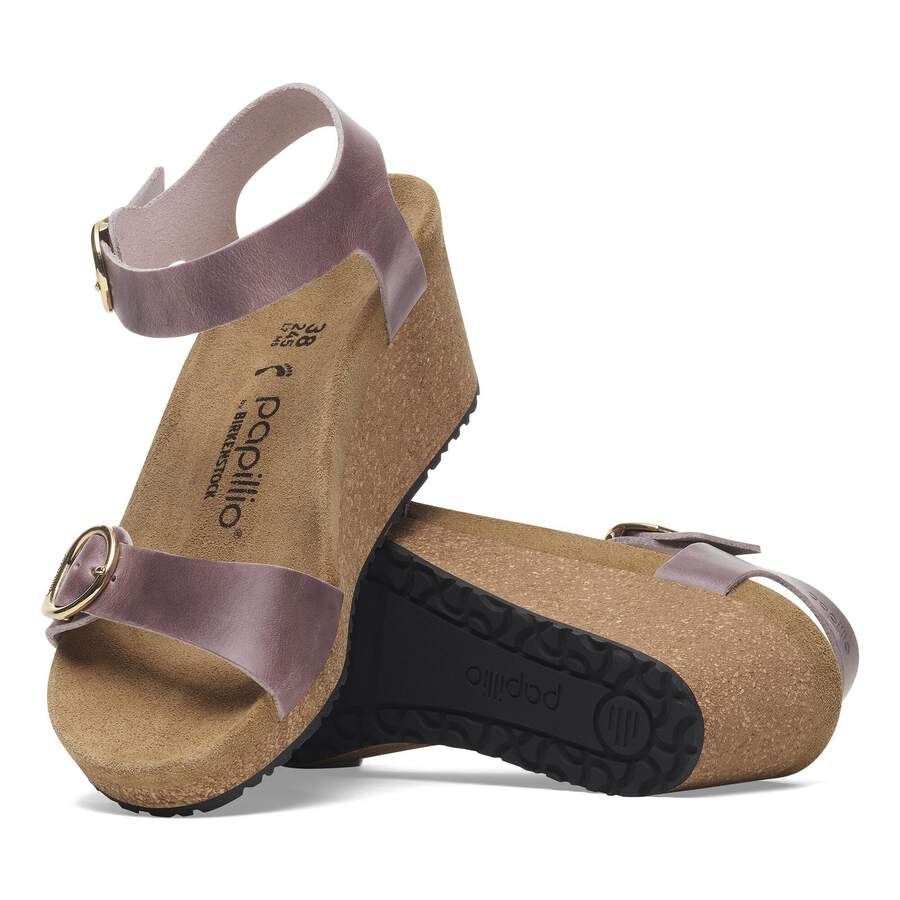 Soley Ring-Buckle Natural Leather - Lavender