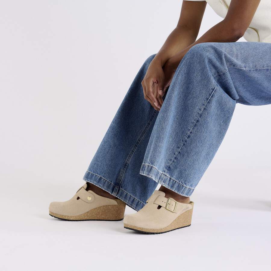 Fanny Suede Leather - Warm Sand