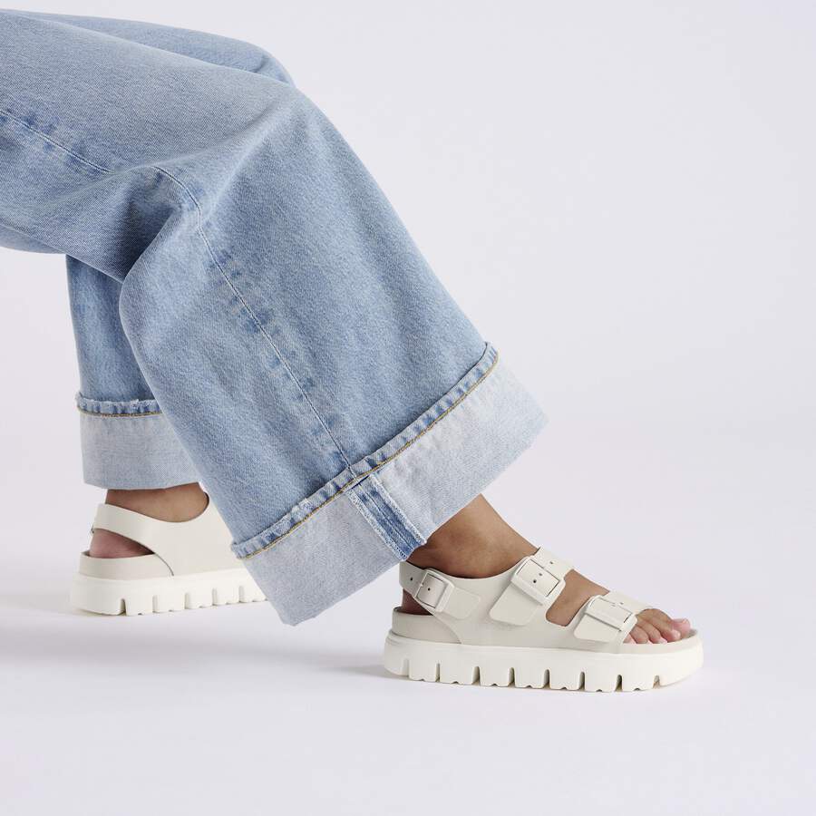 Milano Chunky Natural Leather - Eggshell
