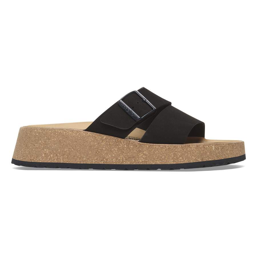 Almina Nubuck Leather - Black