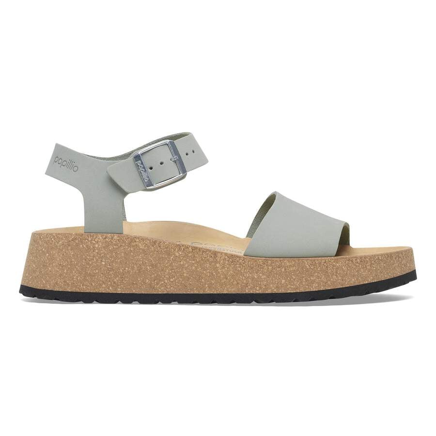 Glenda Nubuck Leather - Pure Sage