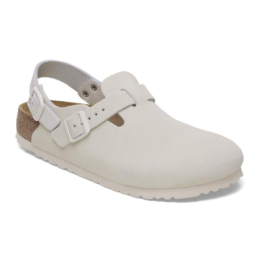 Tokio Suede Leather - Antique White