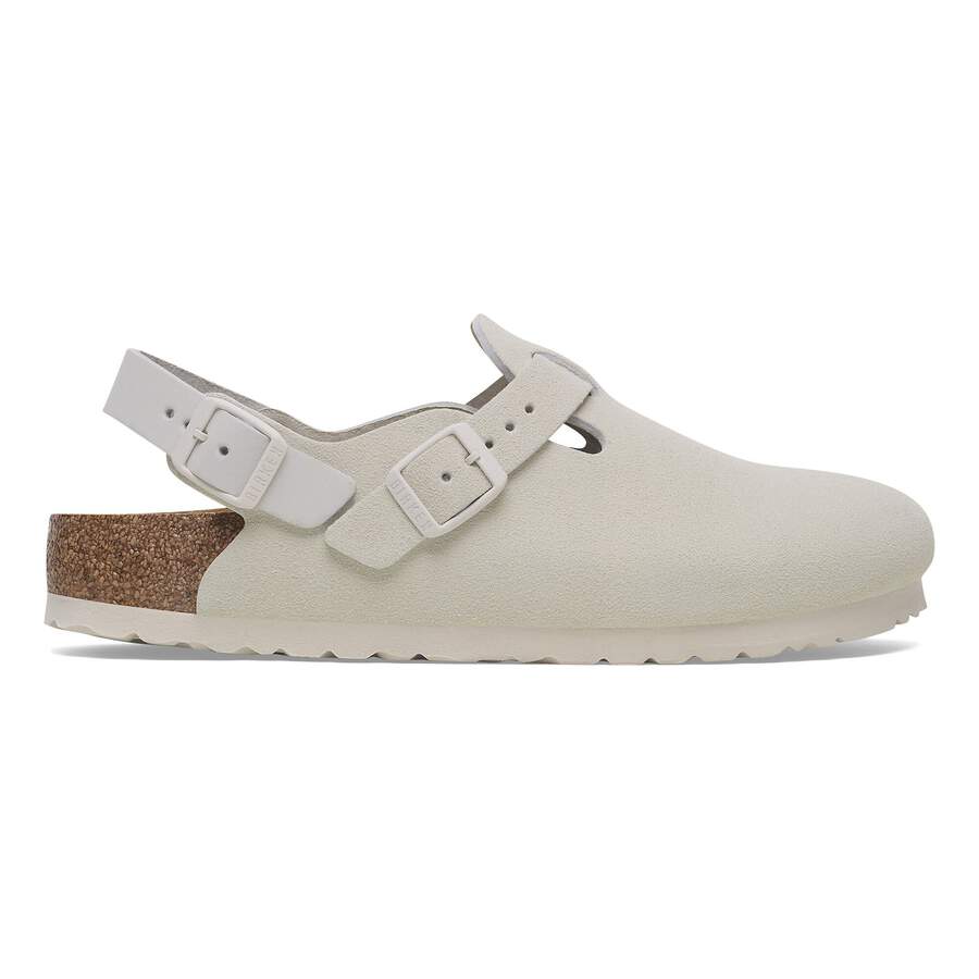 Tokio Suede Leather - Antique White