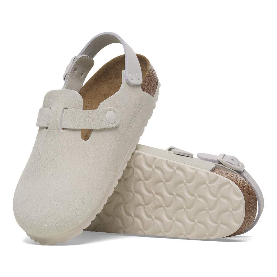 Tokio Suede Leather - Antique White