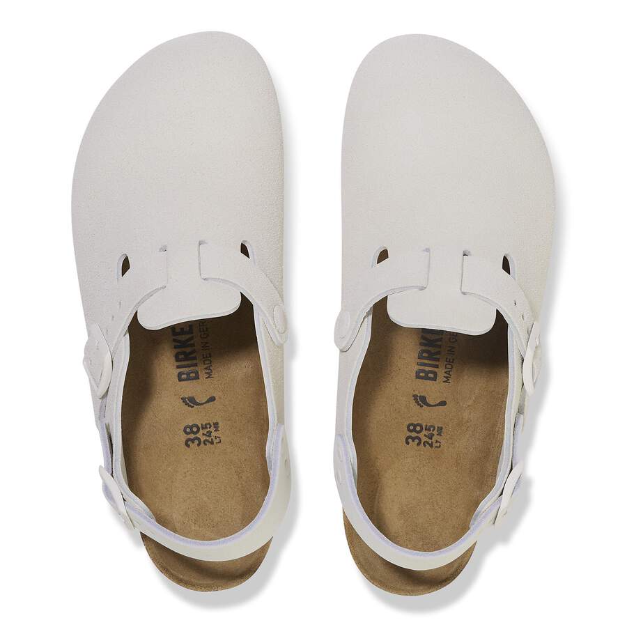 Tokio Suede Leather - Antique White