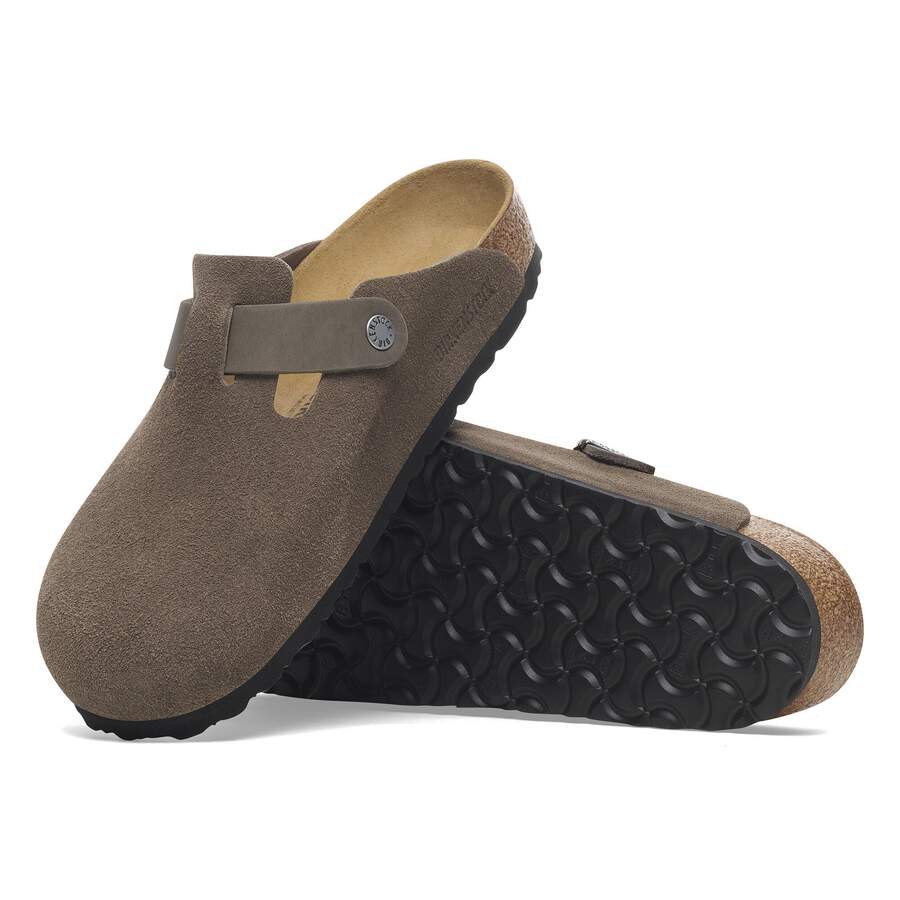 Boston Mixed Leather - Concrete Gray