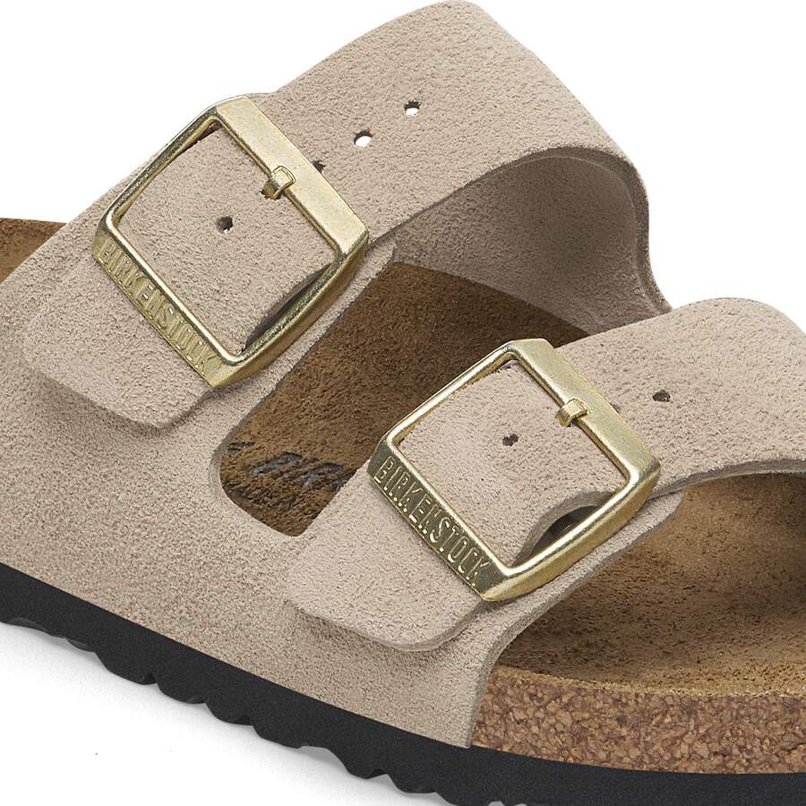 Arizona Suede Leather Taupe - Sandcastle