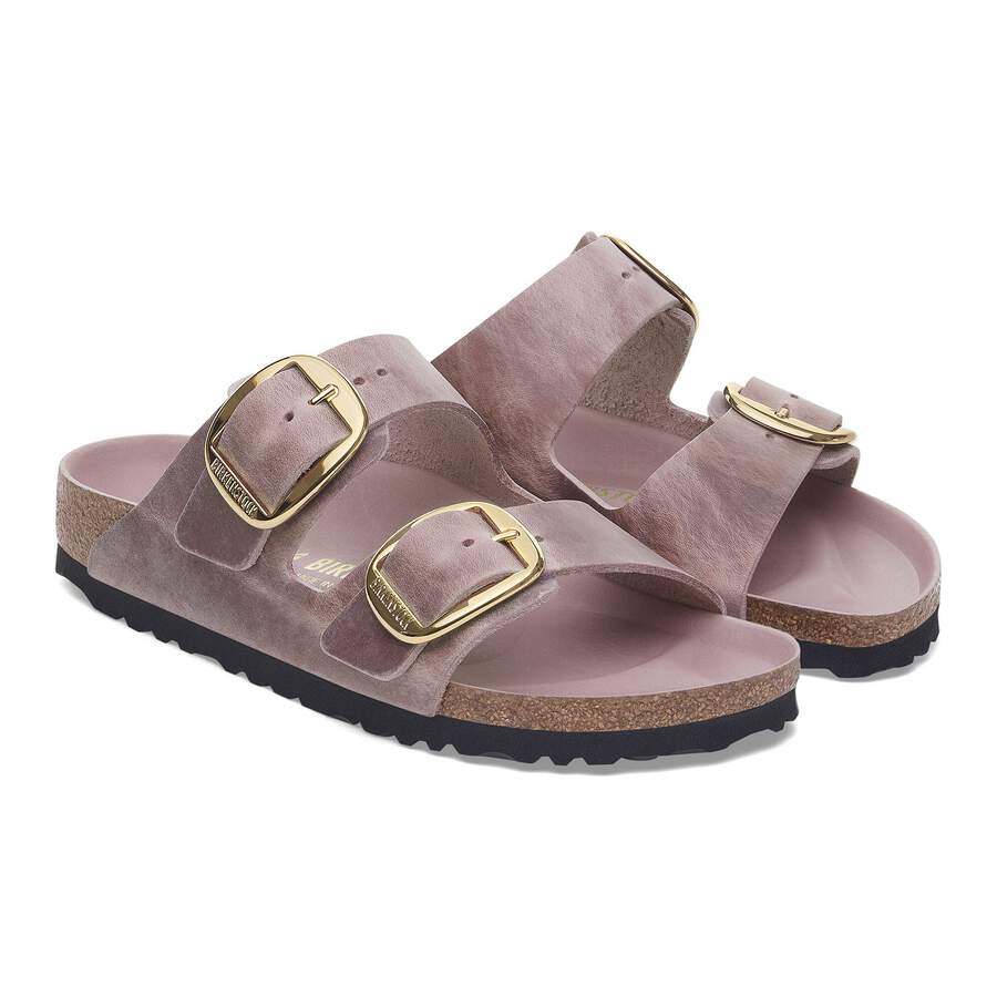 Arizona Big Buckle Natural Leather Oiled - Lavender