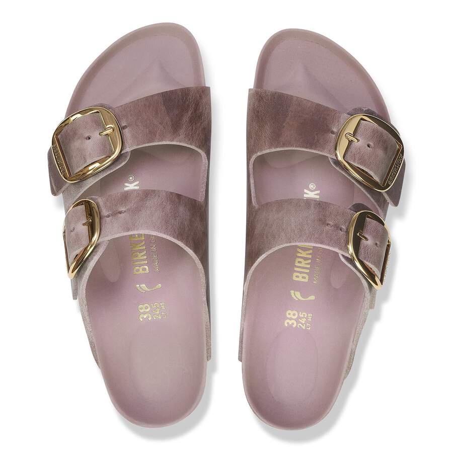 Arizona Big Buckle Natural Leather Oiled - Lavender