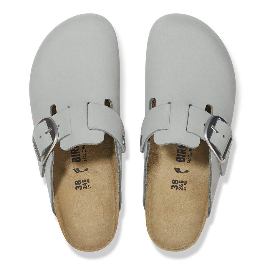 Boston Big Buckle Nubuck Leather - Pure Sage