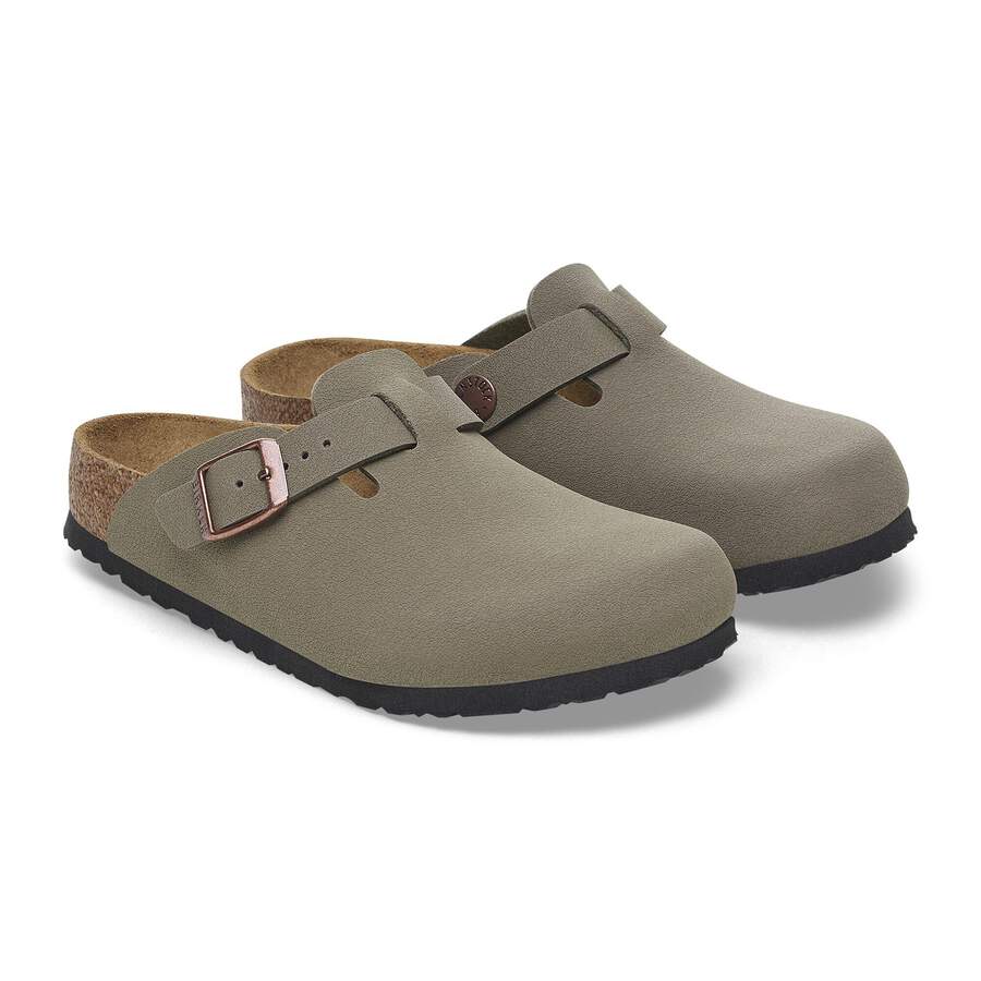 Boston Kids Birko-Flor Nubuck - Stone