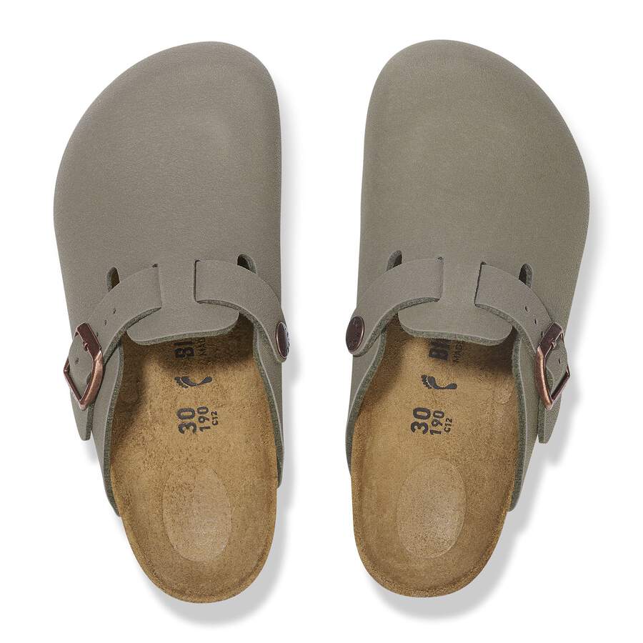 Boston Kids Birko-Flor Nubuck - Stone