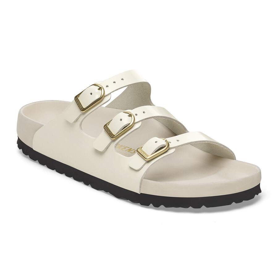Florida Fresh Natural Leather Patent - High Shine Ecru