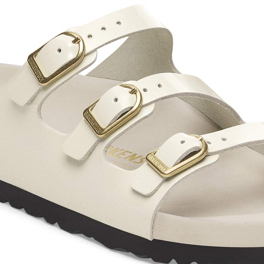 Florida Fresh Natural Leather Patent - High Shine Ecru