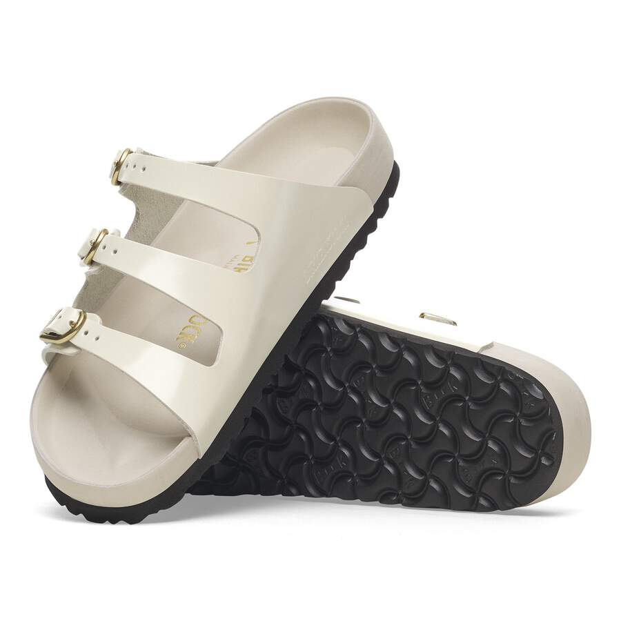 Florida Fresh Natural Leather Patent - High Shine Ecru