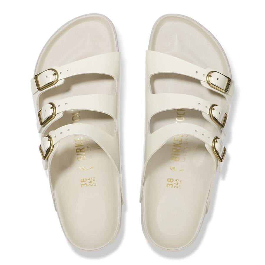 Florida Fresh Natural Leather Patent - High Shine Ecru
