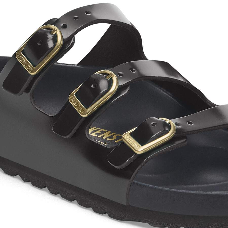 Florida Fresh Natural Leather Patent - High Shine Black