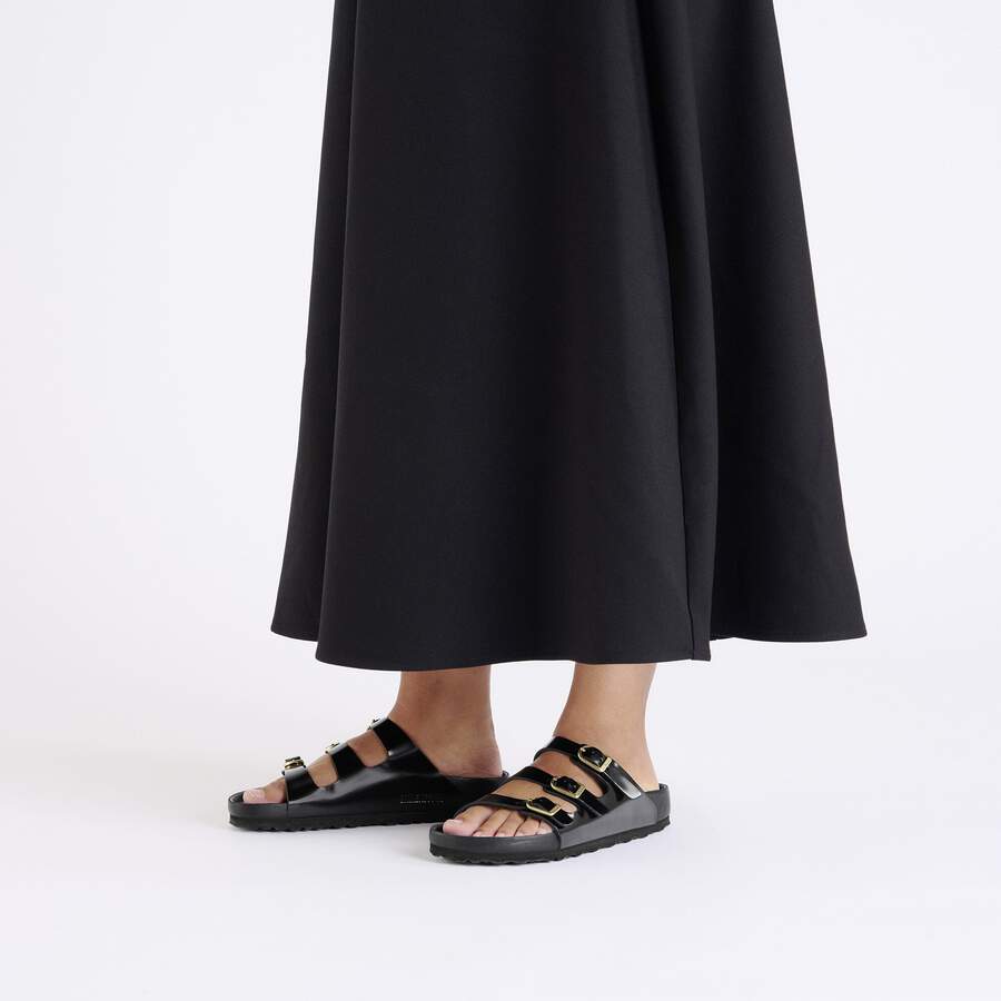 Florida Fresh Natural Leather Patent - High Shine Black