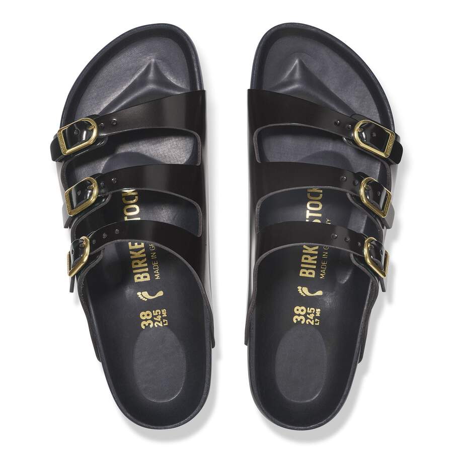 Florida Fresh Natural Leather Patent - High Shine Black