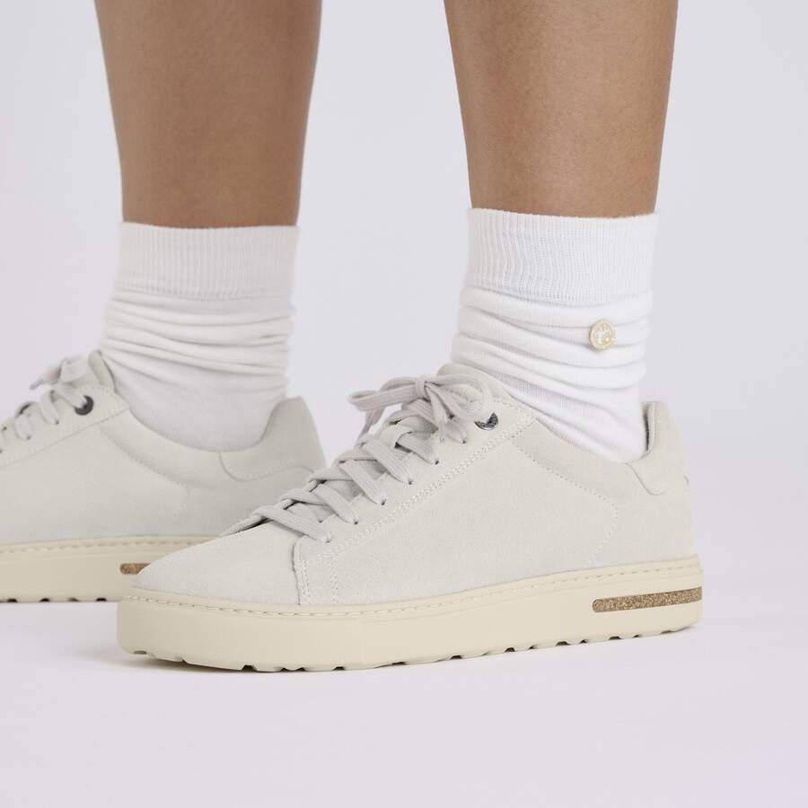 Bend Low Suede Leather - Antique White