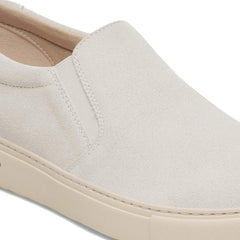 Oswego Suede Leather - Antique White