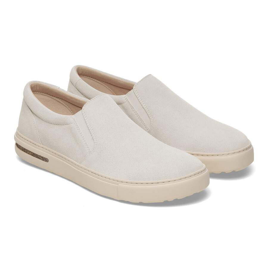 Oswego Suede Leather - Antique White