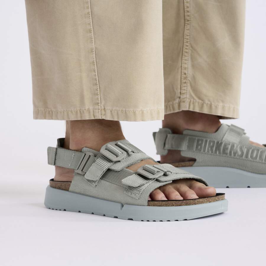 Shinjuku Natural Leather/Textile - Pure Sage